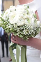Bouquet di ranuncoli bianchi
